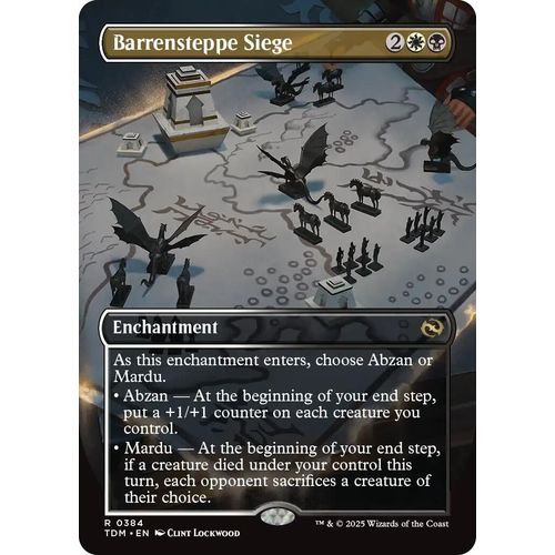 Barrensteppe Siege (Borderless) (384) (Tarkir: Dragonstorm) - PokéBox Australia