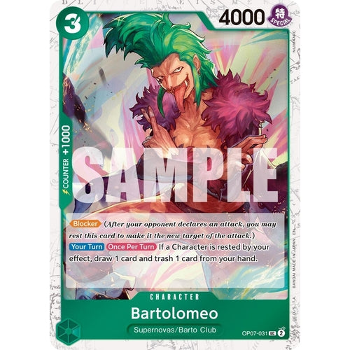 Bartolomeo (Pirate Foil) (OP07 - 031) (Premium Booster - The Best - Vol. 2) - PokéBox Australia