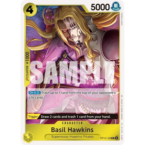Basil Hawkins - OP10 - 109 (Reprint) (OP10 - 109) (Premium Booster - The Best - Vol. 2) - PokéBox Australia