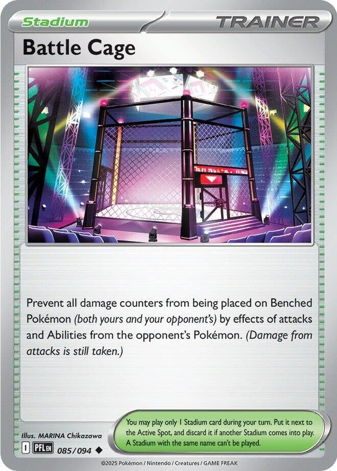 Battle Cage (085/094) (ME02: Phantasmal Flames) - PokéBox Australia