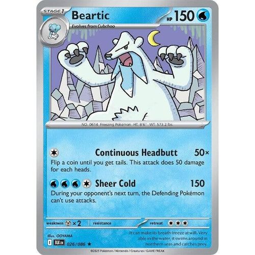 Beartic (026/086) (SV: Black Bolt) - PokéBox Australia