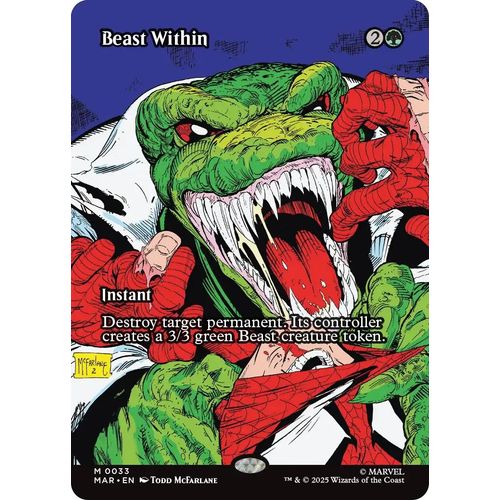 Beast Within (Borderless) (33) (Marvel Eternal - Legal) - PokéBox Australia