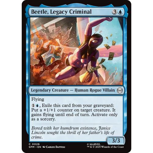 Beetle, Legacy Criminal (26) (Marvel's Spider - Man) - PokéBox Australia