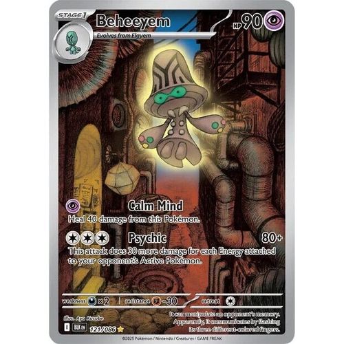 Beheeyem (121/086) (SV: Black Bolt) - PokéBox Australia