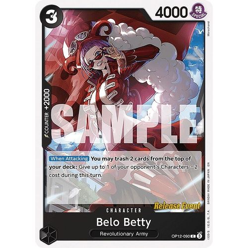 Belo Betty (OP12 - 090) (Legacy of the Master Release Event Cards) - PokéBox Australia
