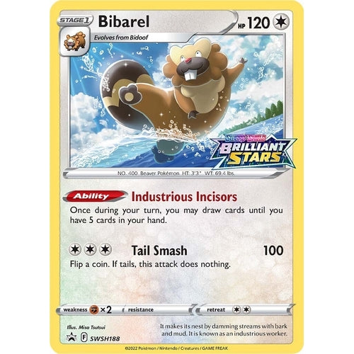 Bibarel - SWSH188 (SWSH188) (SWSH: Sword & Shield Promo Cards) - PokéBox Australia