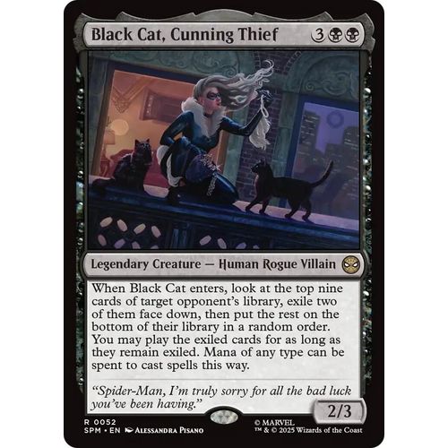 Black Cat, Cunning Thief (52) (Marvel's Spider - Man) - PokéBox Australia