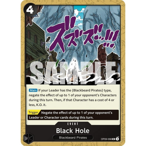 Black Hole (Reprint) (OP09 - 098) (Premium Booster - The Best - Vol. 2) - PokéBox Australia