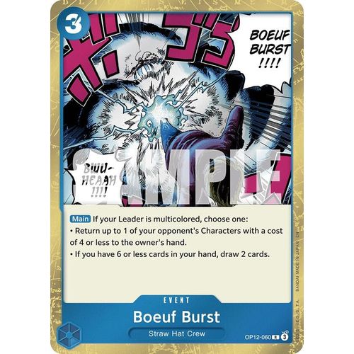Boeuf Burst (OP12 - 060) (Legacy of the Master) - PokéBox Australia