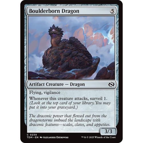 Boulderborn Dragon (239) (Tarkir: Dragonstorm) - PokéBox Australia