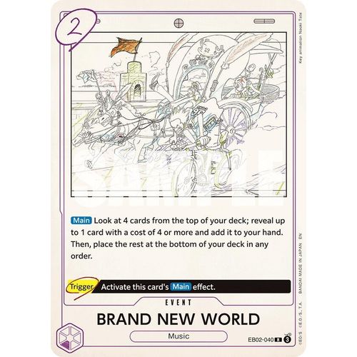 BRAND NEW WORLD (EB02 - 040) (Extra Booster: Anime 25th Collection) - PokéBox Australia