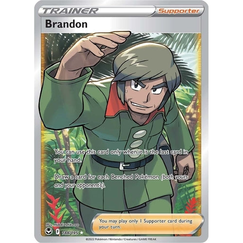Brandon (Full Art) (188/195) (SWSH12: Silver Tempest) - PokéBox Australia