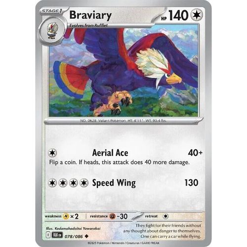 Braviary (078/086) (SV: Black Bolt) - PokéBox Australia