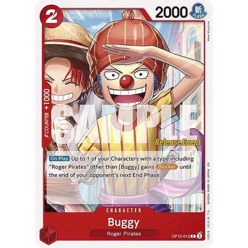 Buggy (012) (OP12 - 012) (Legacy of the Master Release Event Cards) - PokéBox Australia