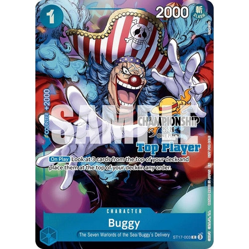 Buggy (CS 25 - 26 Top Player Pack) (ST17 - 003) (One Piece Promotion Cards) - PokéBox Australia
