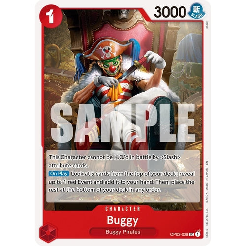Buggy - OP03 - 008 (Reprint) (OP03 - 008) (Premium Booster - The Best - Vol. 2) - PokéBox Australia