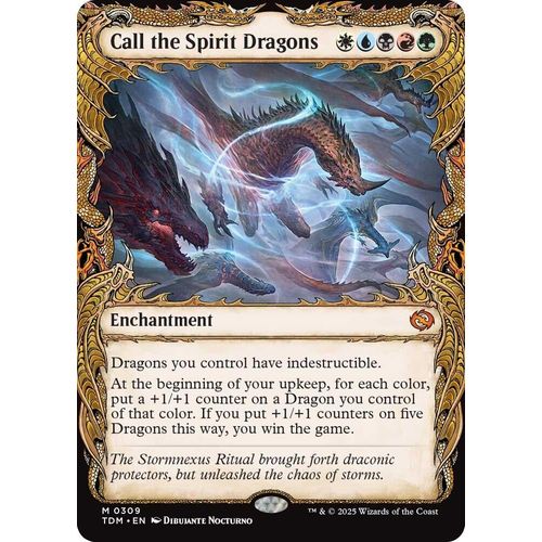 Call the Spirit Dragons (Showcase) (309) (Tarkir: Dragonstorm) - PokéBox Australia