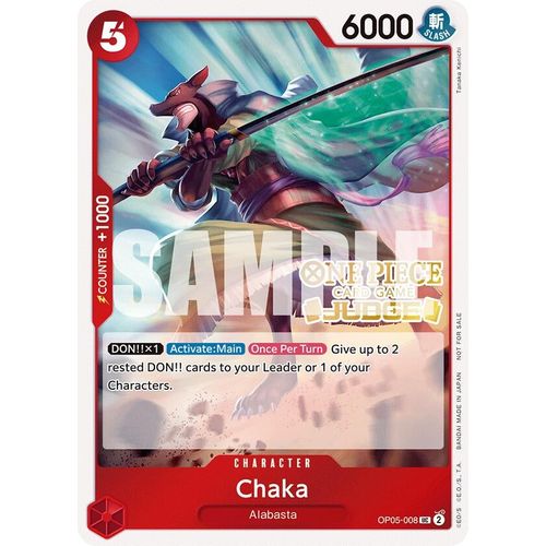 Chaka (Judge Pack Vol. 5) (OP05 - 008) (One Piece Promotion Cards) - PokéBox Australia