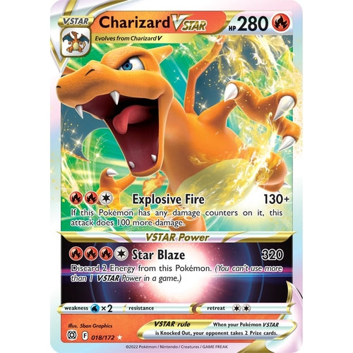 Charizard VSTAR (018/172) (SWSH09: Brilliant Stars) - PokéBox Australia
