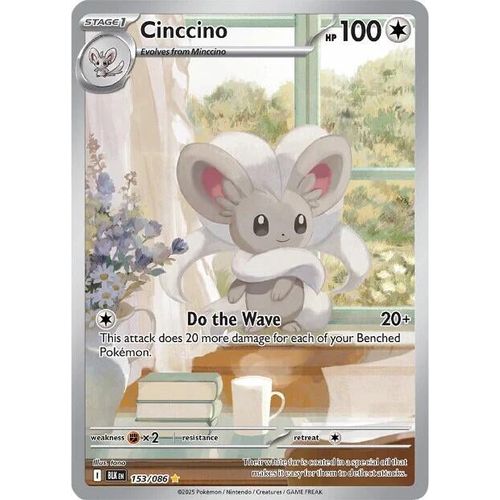 Cinccino (153/086) (SV: Black Bolt) - PokéBox Australia