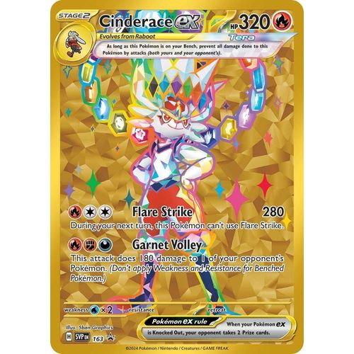 Cinderace ex - 163 (163) (SV: Scarlet & Violet Promo Cards) - PokéBox Australia