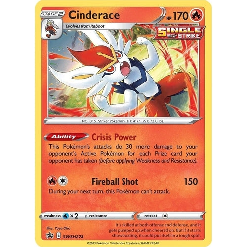 Cinderace - SWSH278 (SWSH278) (SWSH: Sword & Shield Promo Cards) - PokéBox Australia