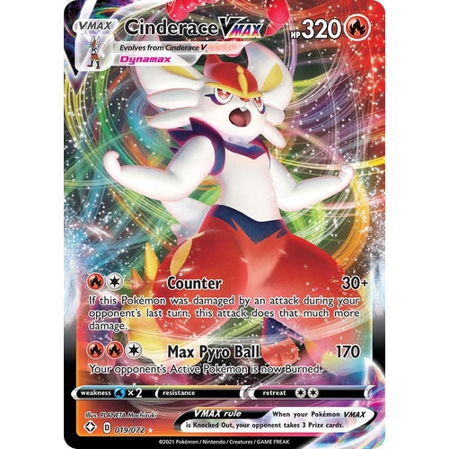 Cinderace VMAX (019/072) (Shining Fates) - PokéBox Australia