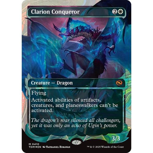 Clarion Conqueror (Showcase) (Halo Foil) (410) (Tarkir: Dragonstorm) - PokéBox Australia