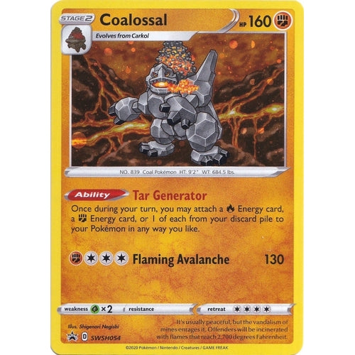 Coalossal - SWSH054 (SWSH054) (SWSH: Sword & Shield Promo Cards) - PokéBox Australia