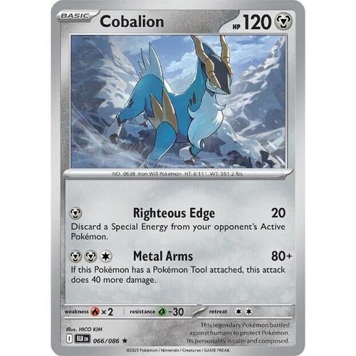 Cobalion (066/086) (SV: Black Bolt) - PokéBox Australia