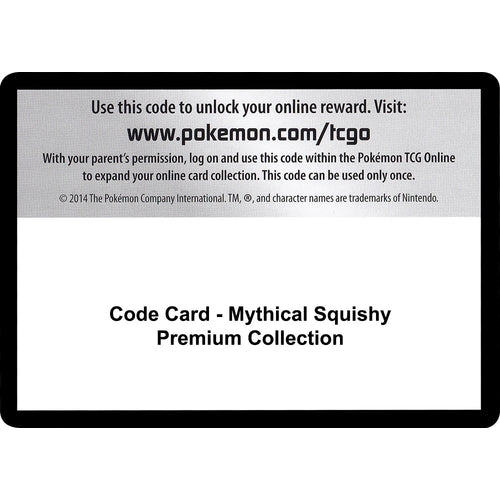 Code Card - Mythical Squishy Premium Collection (Miscellaneous Cards & Products) - PokéBox Australia