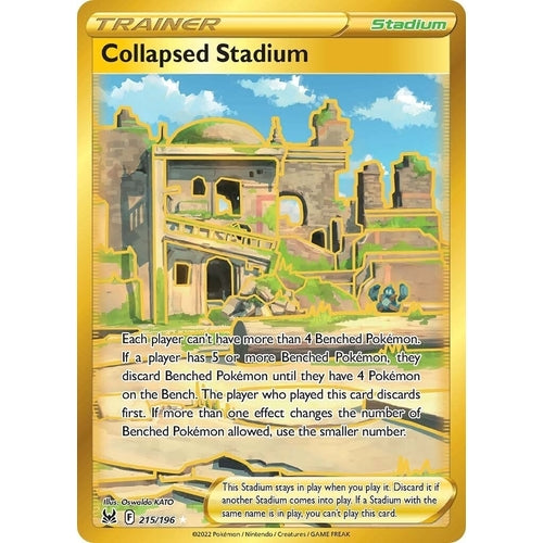 Collapsed Stadium (Secret) (215/196) (SWSH11: Lost Origin) - PokéBox Australia