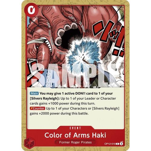 Color of Arms Haki (OP12 - 019) (Legacy of the Master) - PokéBox Australia