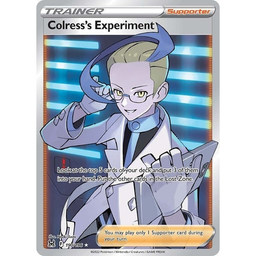 Colress's Experiment (Full Art) (190/196) (SWSH11: Lost Origin) - PokéBox Australia