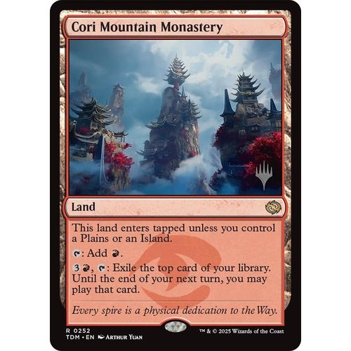 Cori Mountain Monastery (252) (Promo Pack: Tarkir: Dragonstorm) - PokéBox Australia