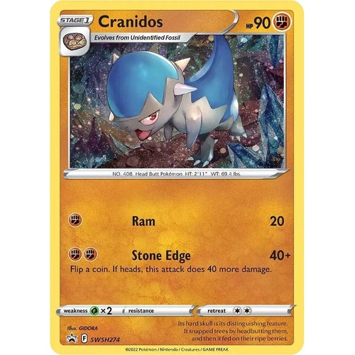 Cranidos - SWSH274 (SWSH274) (SWSH: Sword & Shield Promo Cards) - PokéBox Australia