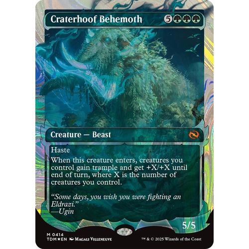 Craterhoof Behemoth (Showcase) (Halo Foil) (414) (Tarkir: Dragonstorm) - PokéBox Australia