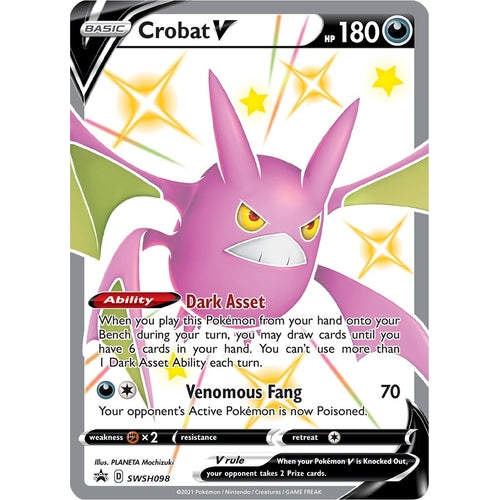 Crobat V - SWSH098 (SWSH098) (SWSH: Sword & Shield Promo Cards) - PokéBox Australia