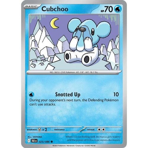 Cubchoo (025/086) (SV: Black Bolt) - PokéBox Australia