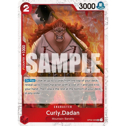 Curly.Dadan (Pirate Foil) (OP02 - 005) (Premium Booster - The Best - Vol. 2) - PokéBox Australia