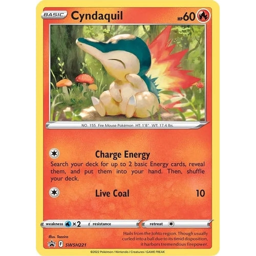 Cyndaquil - SWSH221 (Cosmos Holo) (SWSH221) (SWSH: Sword & Shield Promo Cards) - PokéBox Australia
