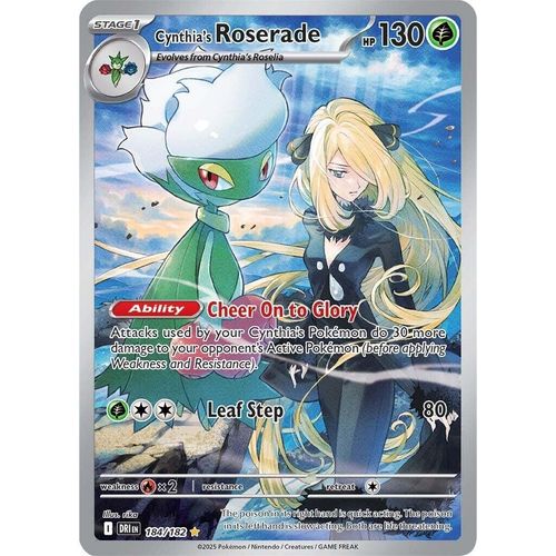 Cynthia's Roserade (184/182) (SV10: Destined Rivals) - PokéBox Australia