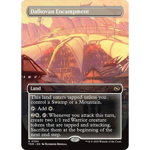 Dalkovan Encampment (Borderless) (394) (Tarkir: Dragonstorm) - PokéBox Australia