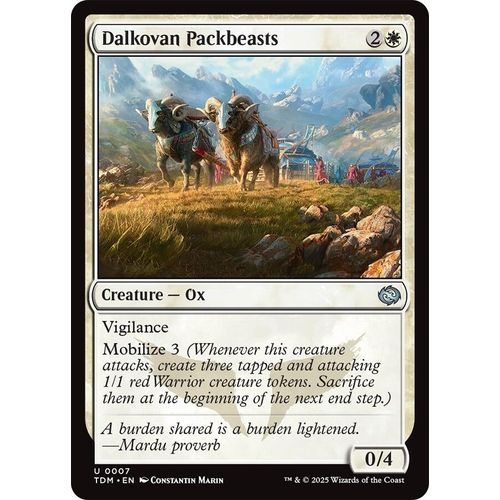 Dalkovan Packbeasts (7) (Tarkir: Dragonstorm) - PokéBox Australia