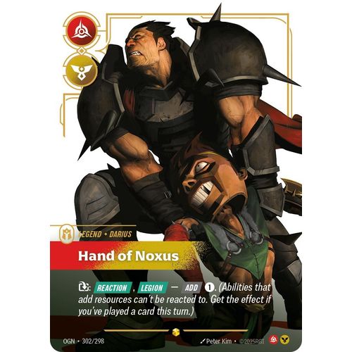 Darius - Hand of Noxus (Overnumbered) (302/298) (Origins) - PokéBox Australia