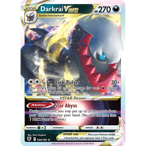 Darkrai VSTAR (099/189) (SWSH10: Astral Radiance) - PokéBox Australia