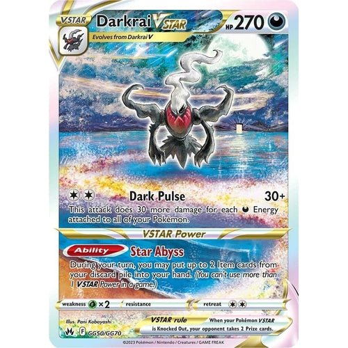 Darkrai VSTAR (GG50/GG70) (Crown Zenith: Galarian Gallery) - PokéBox Australia