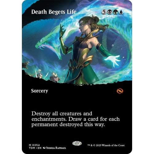 Death Begets Life (Borderless) (354) (Tarkir: Dragonstorm) - PokéBox Australia