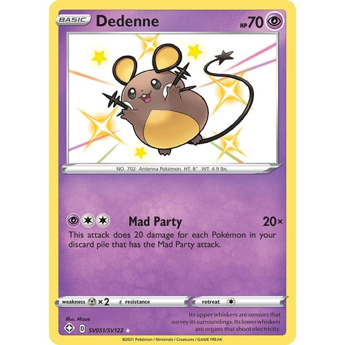 Dedenne (SV051/SV122) (Shining Fates: Shiny Vault) - PokéBox Australia