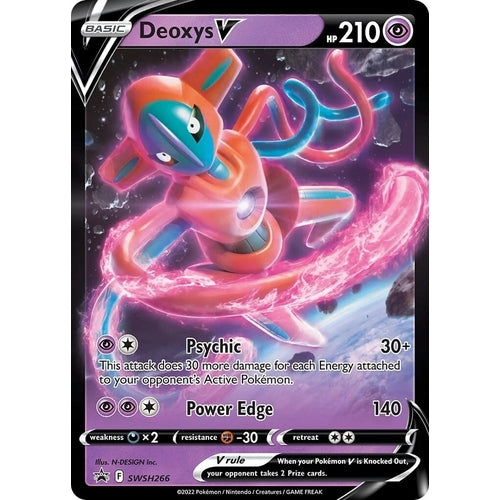 Deoxys V - SWSH266 (SWSH266) (SWSH: Sword & Shield Promo Cards) - PokéBox Australia